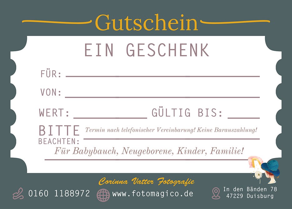 Fotogutschein Weihnachten Geschenkgutschein Weihnachten